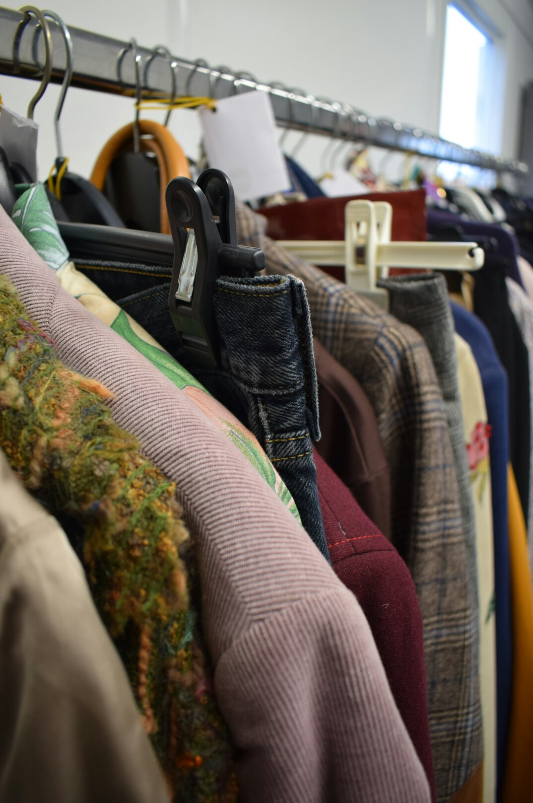 vintage clothing rack