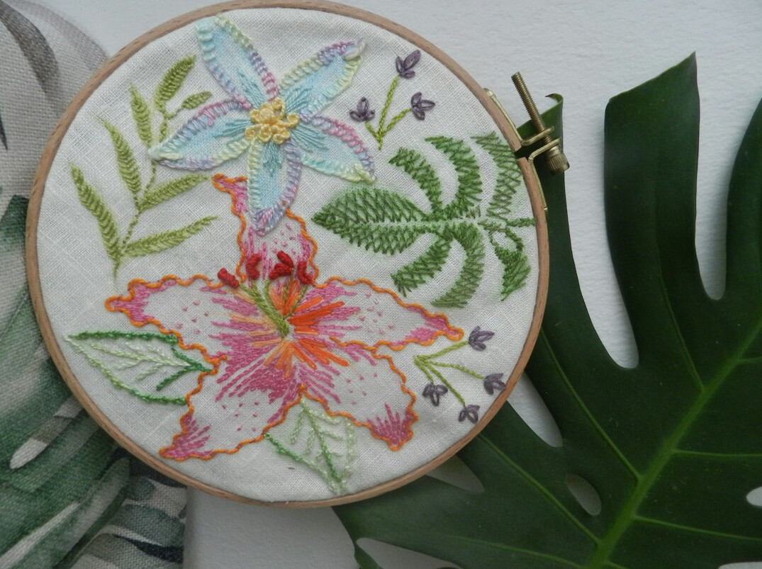 hand embroidery needlework