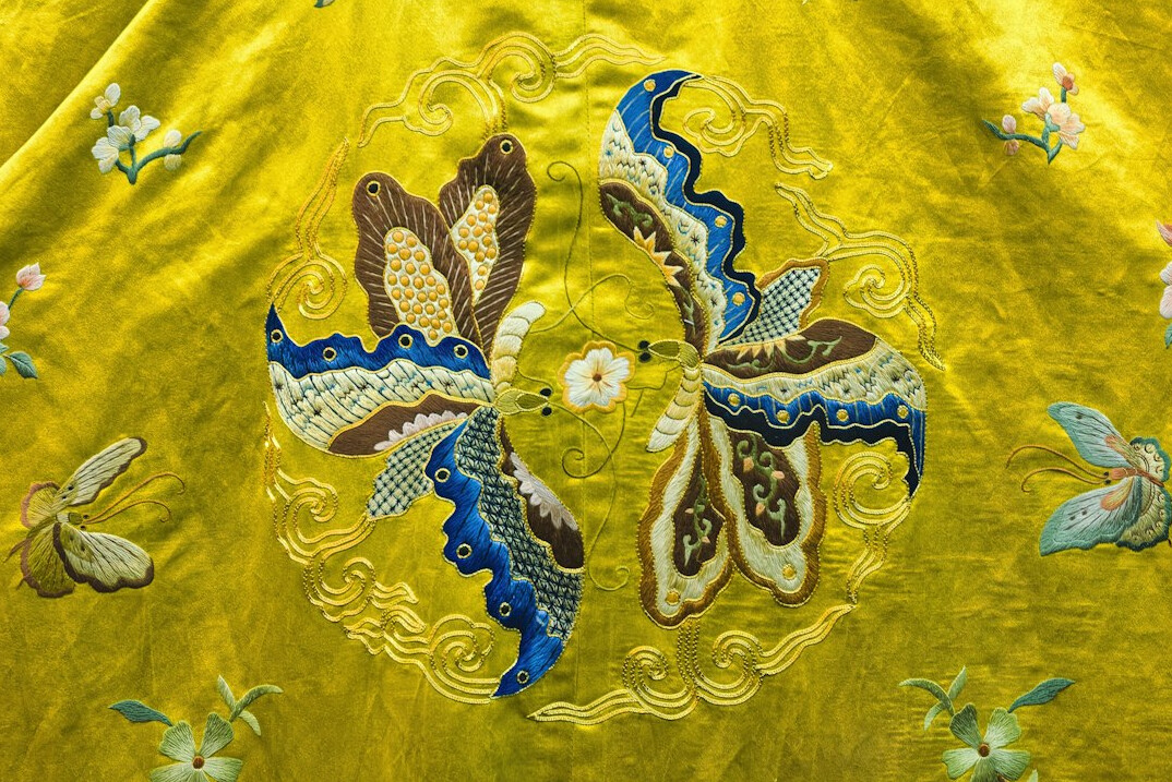 embroidery patterns on fabric