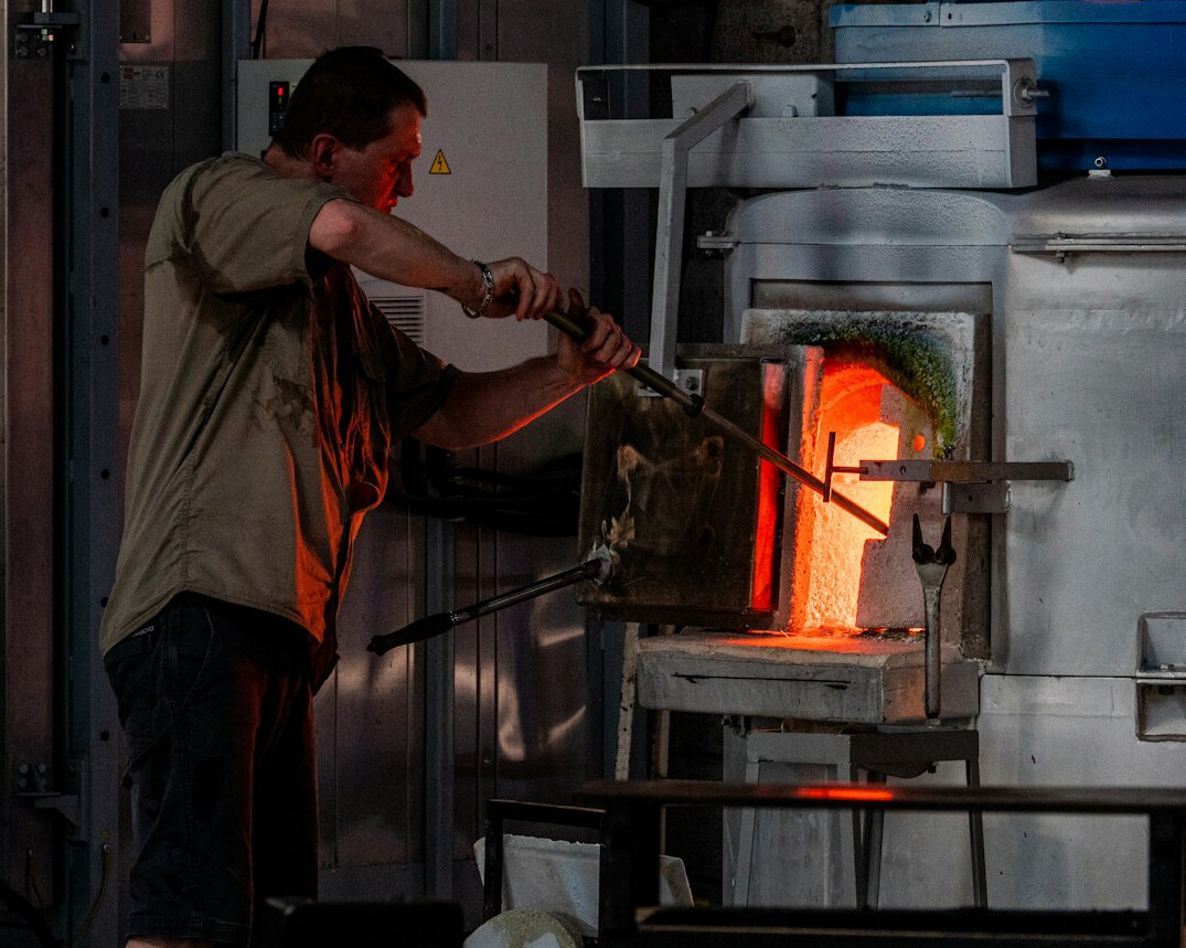traditional pottery kiln firing